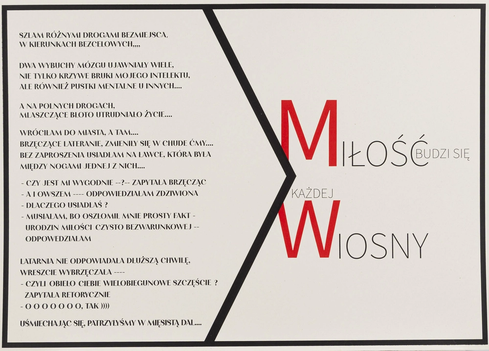 Karolina Wiktor - Zastaw sitodruku 'Miłość' i książki 'Kartografia' 